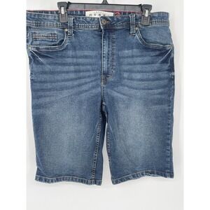 Artful Rebel Men's Jax Slim jeans Bermuda short Blue size 36